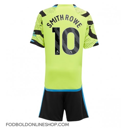 Arsenal Emile Smith Rowe #10 Udebane Trøje Børn 2023-24 Kortærmet (+ Korte bukser)